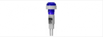 Bec martor, pe fir, 220V, 35x14 mm, albastru