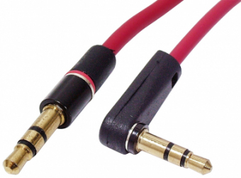 Cablu Jack 3,5 mm tata - Jack 3,5 mm tata 90 Grade TIP2 1M