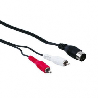 Cablu Din 5 pini tata-2x RCA tata 1.2m