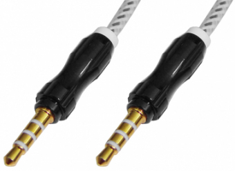 Cablu Jack 3,5 mm tata 4CT. - Jack 3,5 mm tata 4CT. TIP1 1M
