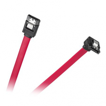 CABLU SATA - SATA 90 grade cu ghidaj 0.5M
