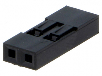 Conector 2 Pini Negru
