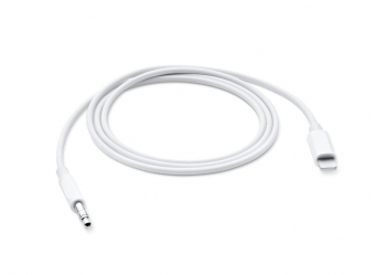 Cablu adaptor, mufa tata iPhone 7 → jack 3,5mm tata, 3 cont. - 1m