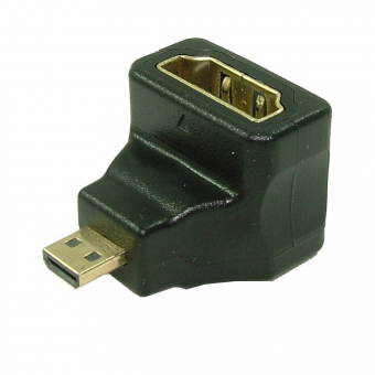 Adaptor micro HDMI tata - HDMI mama, la 90 grade