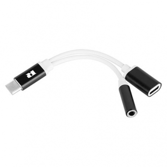 ADAPTOR USB TIP C - JACK 3.5 SI USB TIP C MAMA