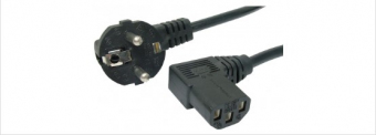 Cablu de alimentare PC-C13 90 grade 1,5M negru