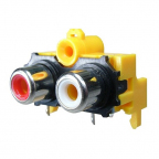 Mufa 2xRCA mama panou