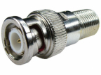 Adaptor BNC tata -> F mama metalic