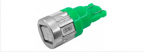 BEC AUTO LED 12V T10 VERDE TIP8
