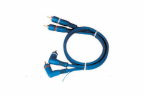 CABLU 2xRCA TATA - 2xRCA TATA + REMOTE 90 grade 5M