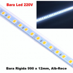BAGHETA LED 220V / 72 X SMD 5050 / ALB-RECE