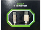 Cablu USB A tata → Type-C tata cu izolatie textila 2m