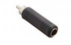 Adaptor RCA tata -> jack mama 6,3 mono plastic