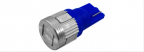 BEC AUTO LED 12V T10 ALBASTRU TIP6