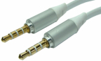 Cablu Jack 3,5 mm tata 4CT. - Jack 3,5 mm tata 4CT. TIP2 1M